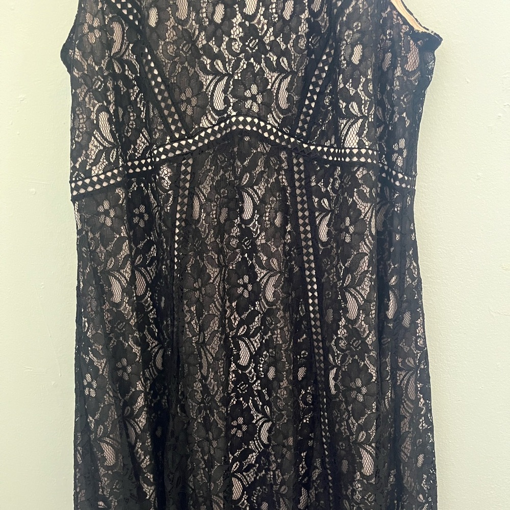 Elegant Black Lace Dress